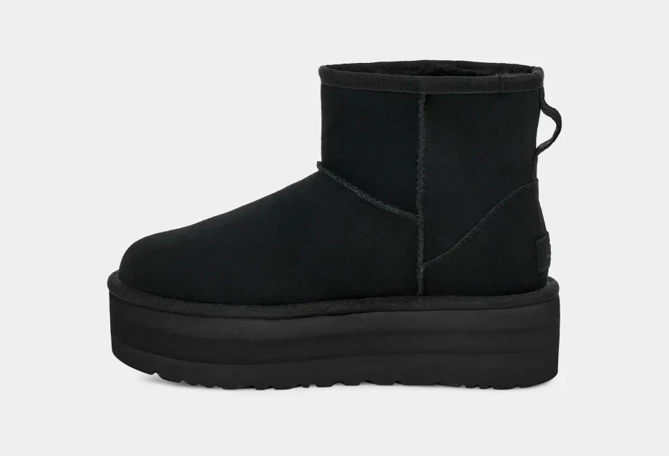UGG Mini Noir Plateforme