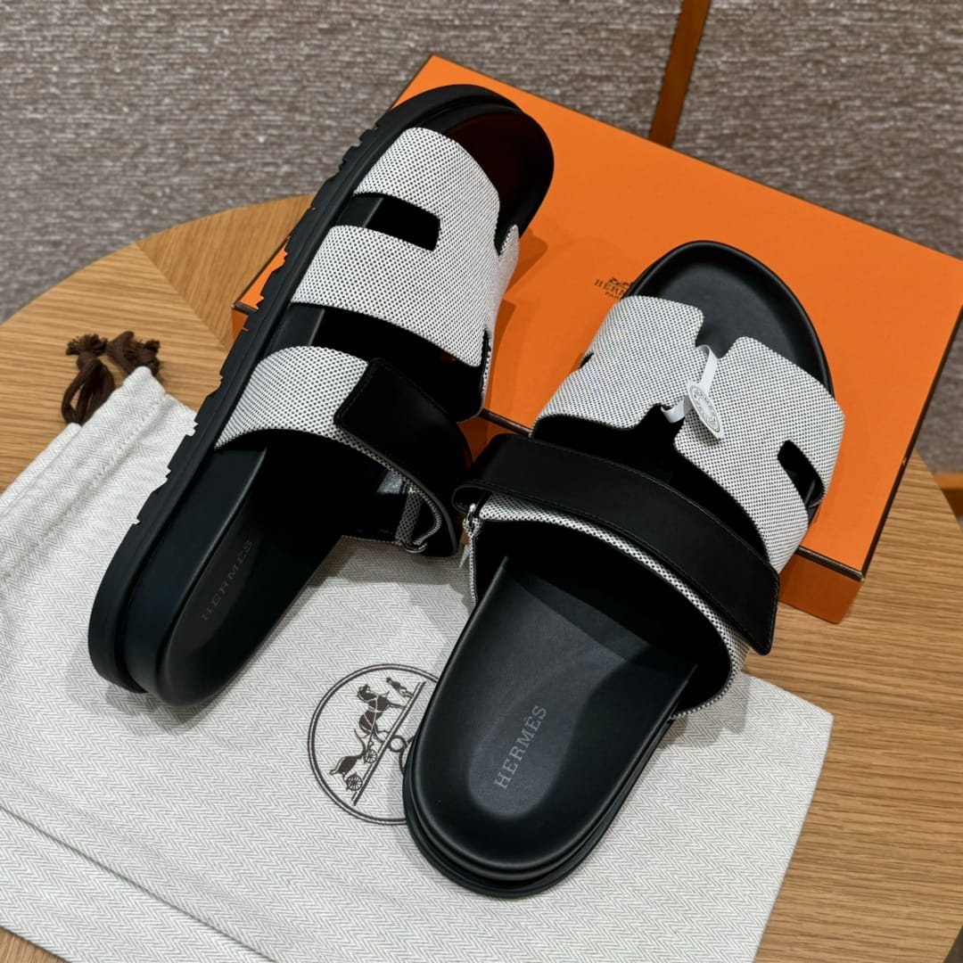 Hermes Chypre Noir/Blanc