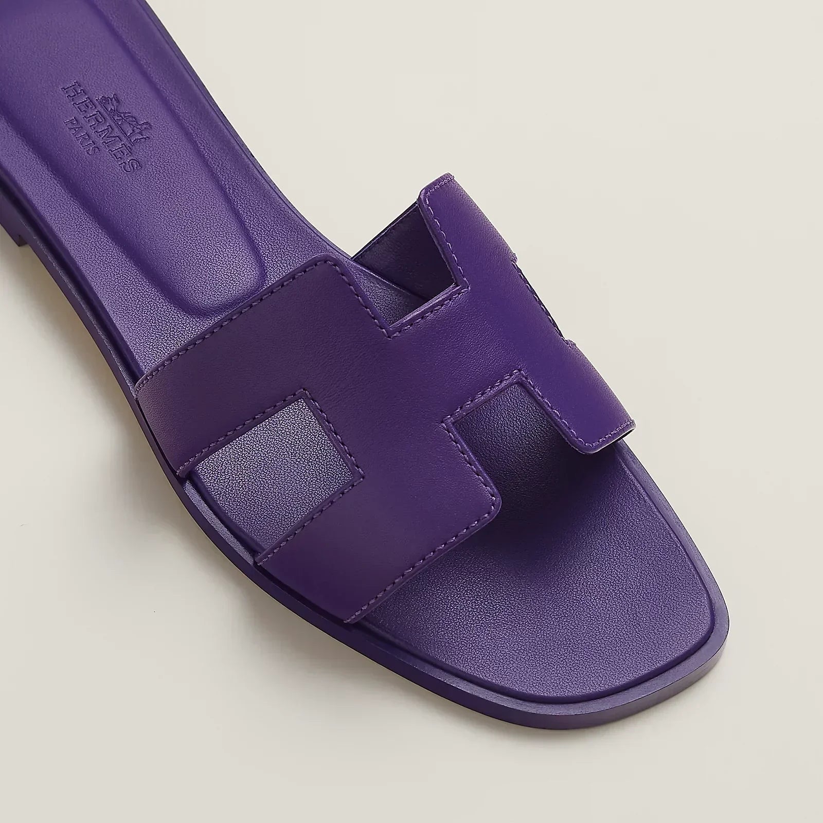 Hermes Sandales Oran Violet