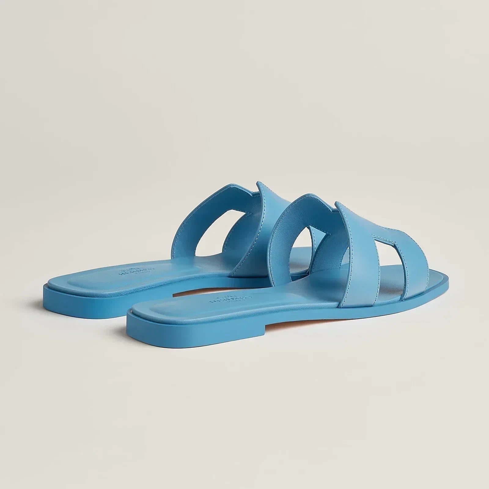 Hermes Sandales Oran Bleu