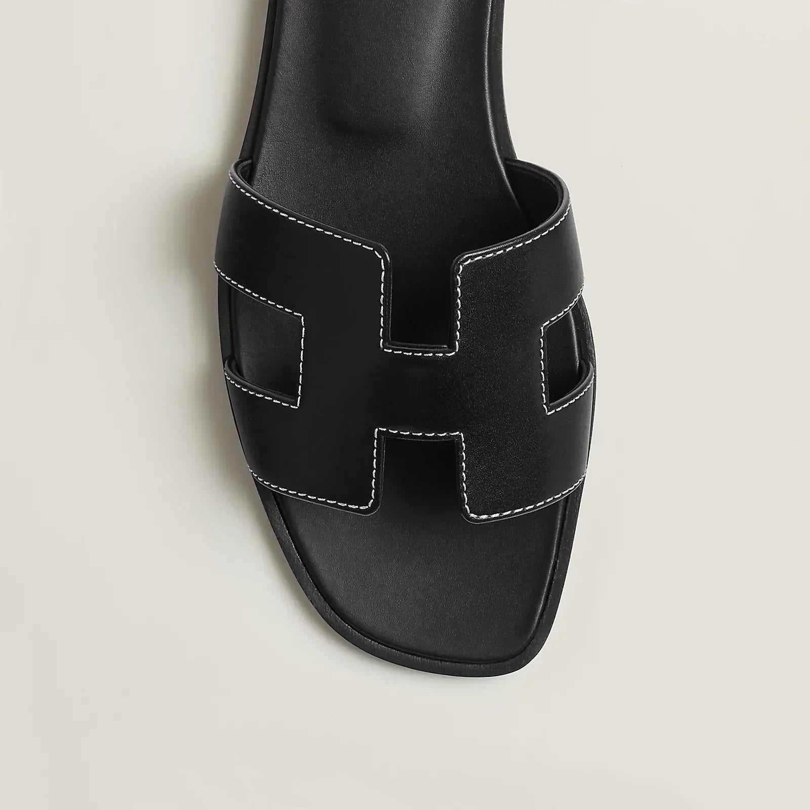 Hermes Sandales Oran Noir