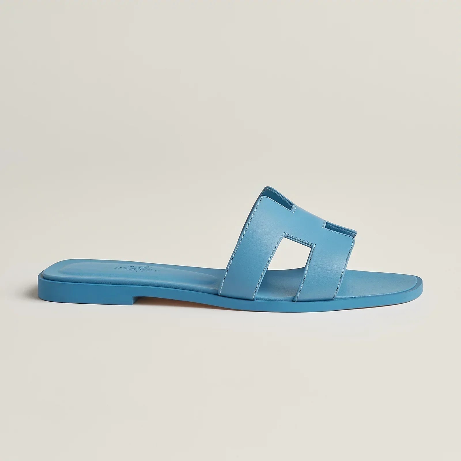 Hermes Sandales Oran Bleu